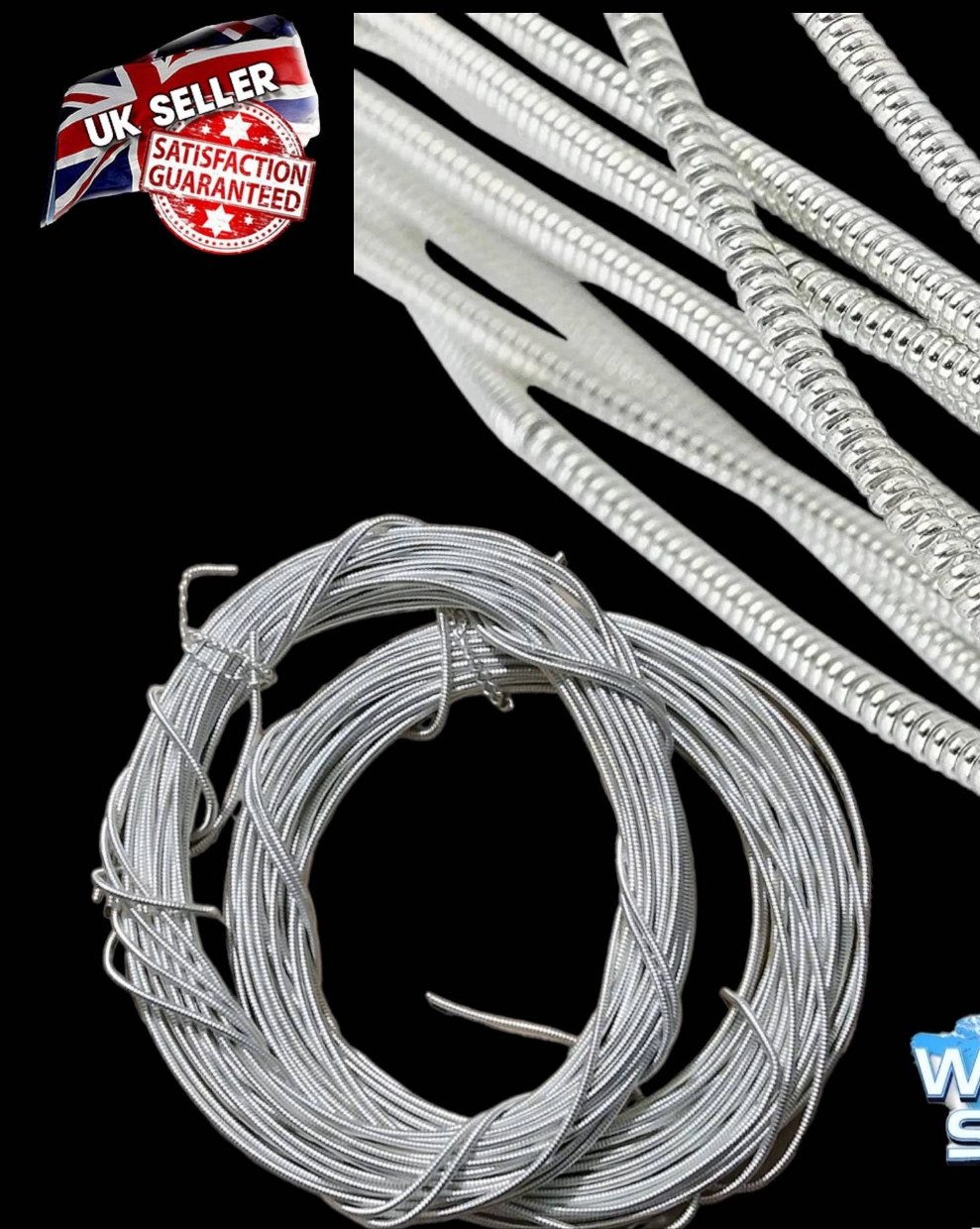 Pearl Purl Bullion wire "1 meter" Gold& Silver Pearl Purl" Gimp"Gijai wire for gold work embroidery and jewellery.
