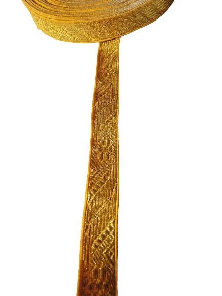 Mylar braid Gold 100% wire trim For Army Uniform' Church Vestment' Fancy Costume.