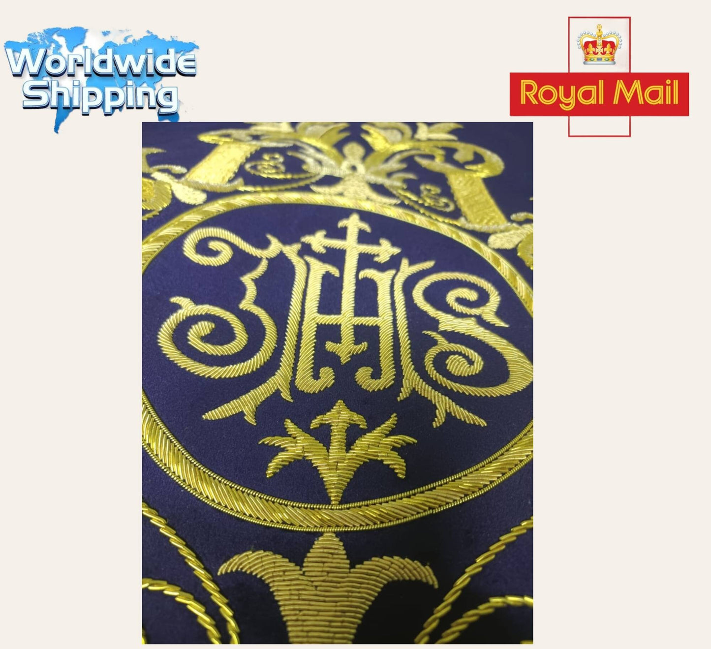 Roman Fiddleback Catholic Chasuble low Mass with Soft Purple Velvet Fabric Handmade Embroidered Bullion Wire Thread Church vestments set.