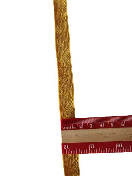 Mylar braid Gold 100% wire trim For Army Uniform' Church Vestment' Fancy Costume.
