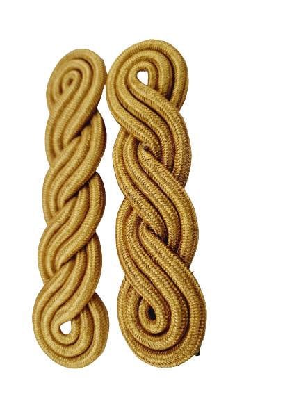 British Made Army Officers Issue Ceremonial Gold Wire Cords Shoulder SCB28