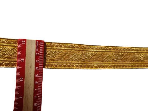 Mylar braid Gold 100% wire trim For Army Uniform' Church Vestment' Fancy Costume.