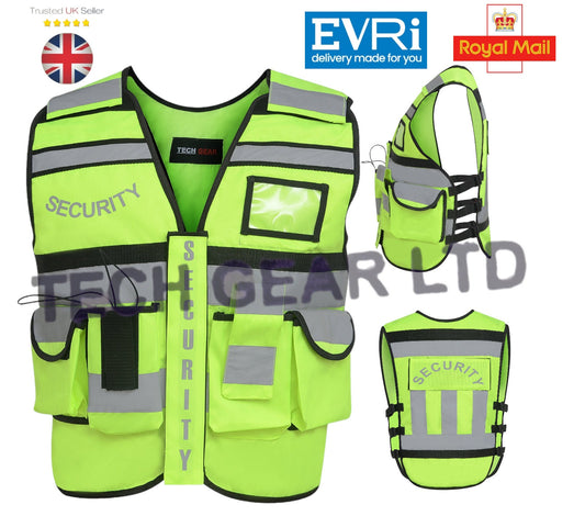 Tactical Security Vest Law Enforcement CCTV Dog Handler Tac Vest Police SIA.