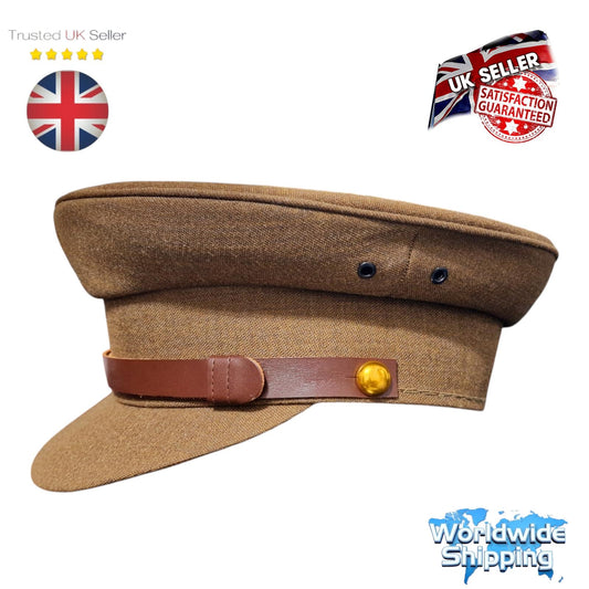 British Army Officers and WO1s (FAD) Service Dress CapMILITARY PEAK CAP