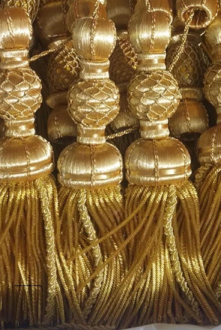 Harlen Zapata 23cm bullion tassels with 6 meters long rop.